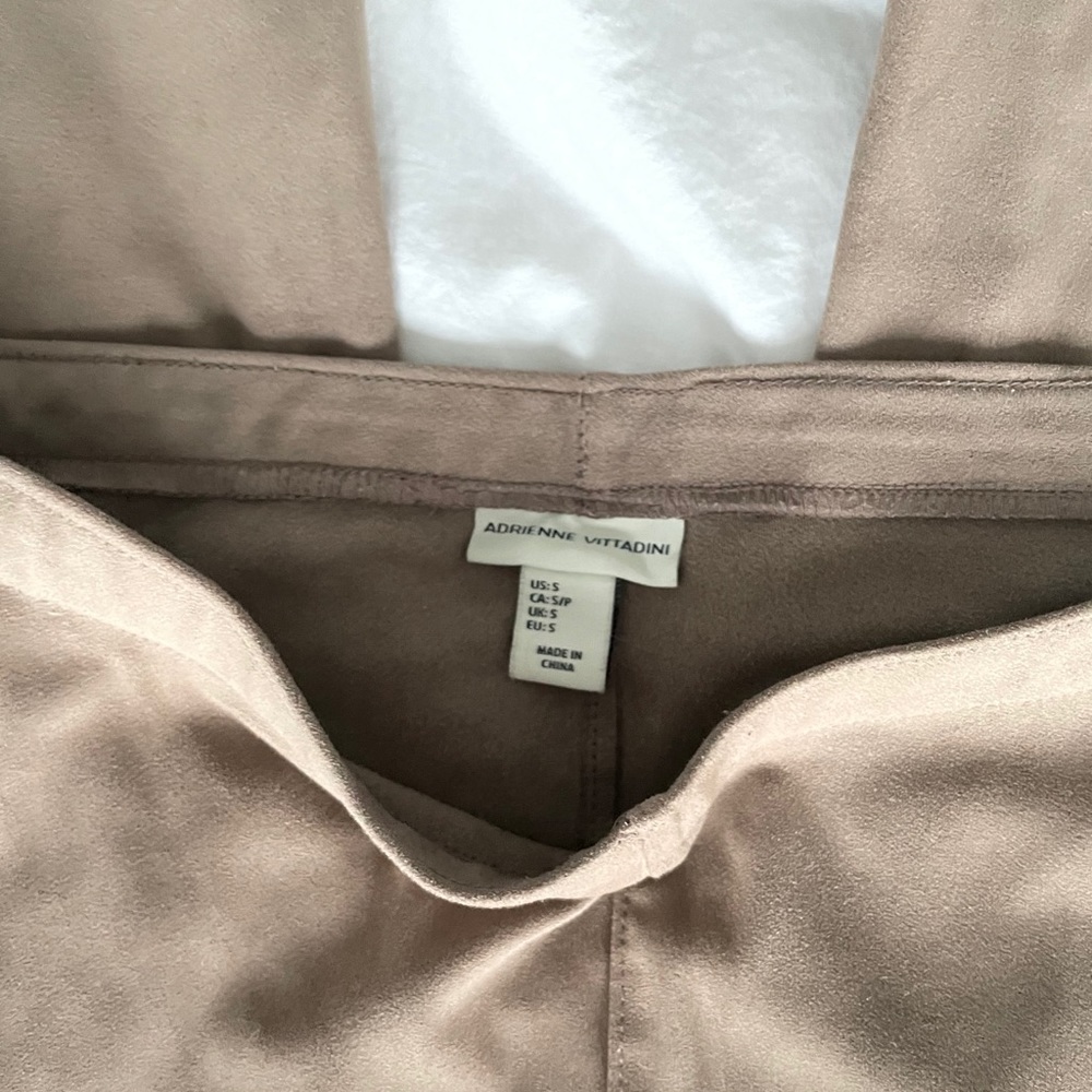 Suede leggings